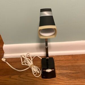 Vintage 1960s VISCOUNT Adjustable Folding Pyramid Table Space Desk Accent Lamp